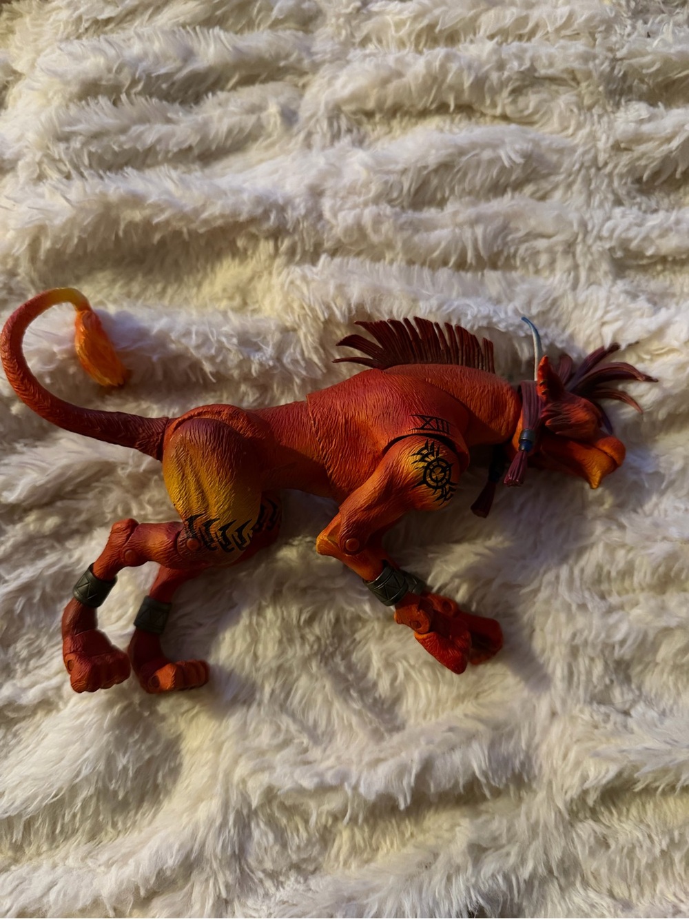 Final fantasy VII Cait Sith Red XIII Fantasy Creature Figure